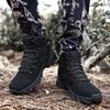 Military Boots Men's Large Size Combat Overalls Security Shoes Delta Hiking Shoes Outdoor Camping Desert Boots Men