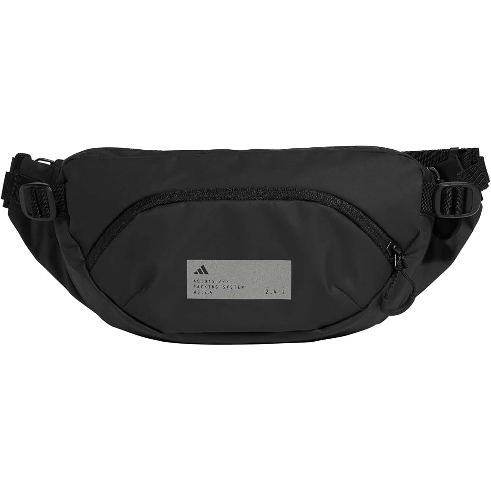 Adidas Hybrid Waist Bag, Unisex, Adult, DG341 Black/Reflective Silver (KE0355)
