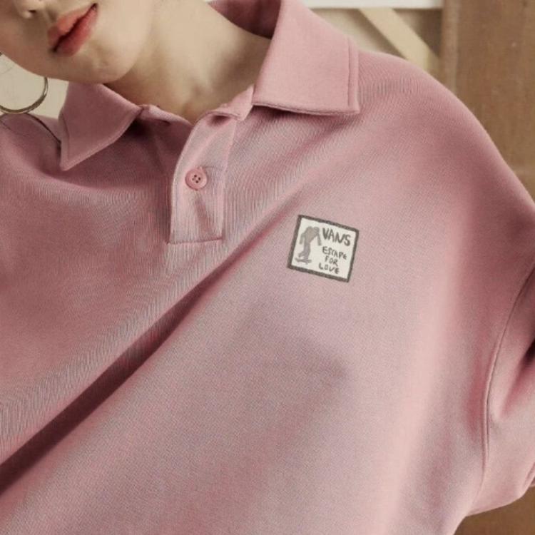 Новая женская толстовка Vans Pulloverr FW24, пастельно-розовая VN000KDTC3S