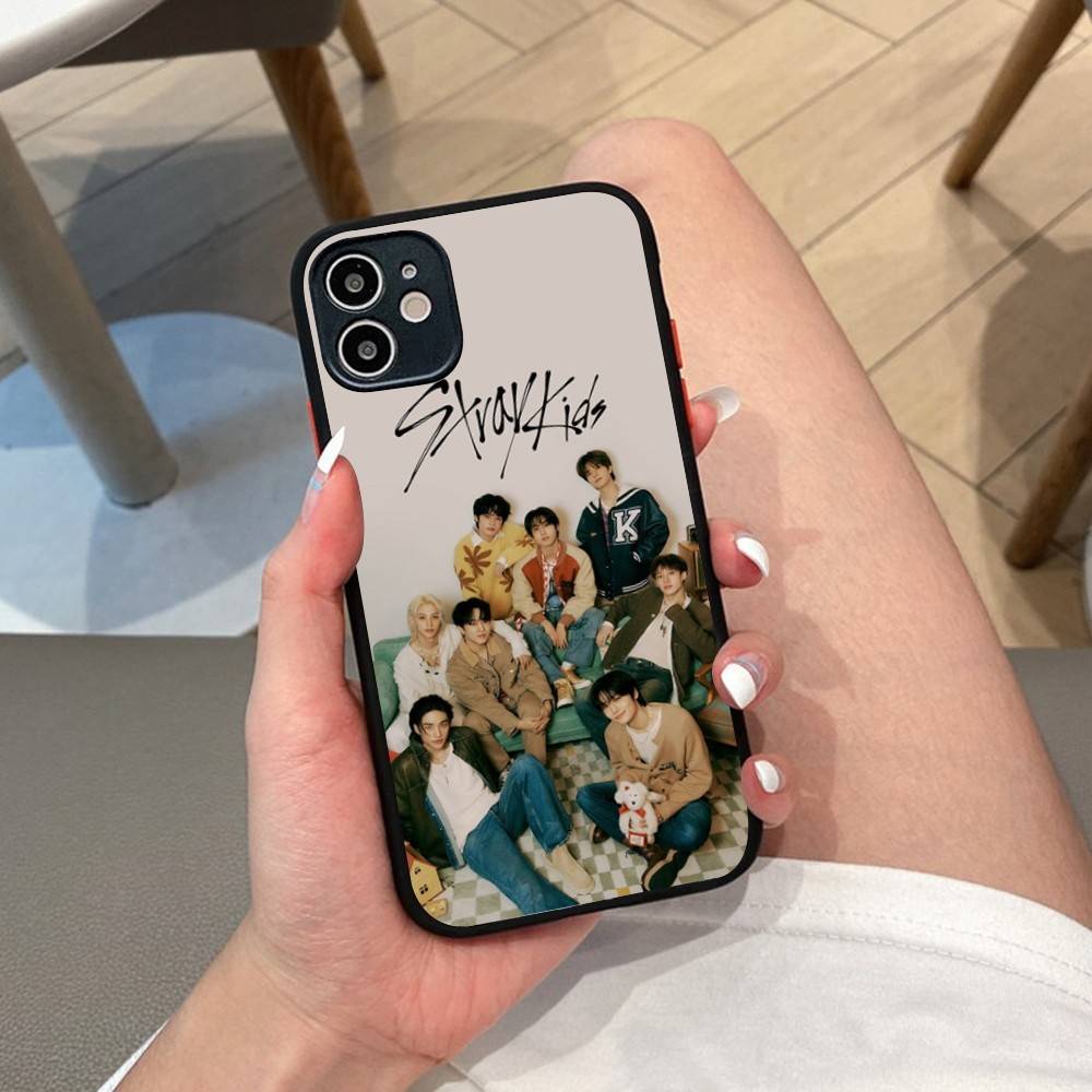1 шт. Крутой K-pop исполнитель S-stray K-kids Чехол для телефона для IPhone 14 11 12 13 Mini Pro Max 8 7 Plus X XR XS MAX Полупрозрачная матовая крышка