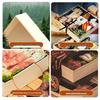 Disposable Wooden 9-Compartment Bento Box
