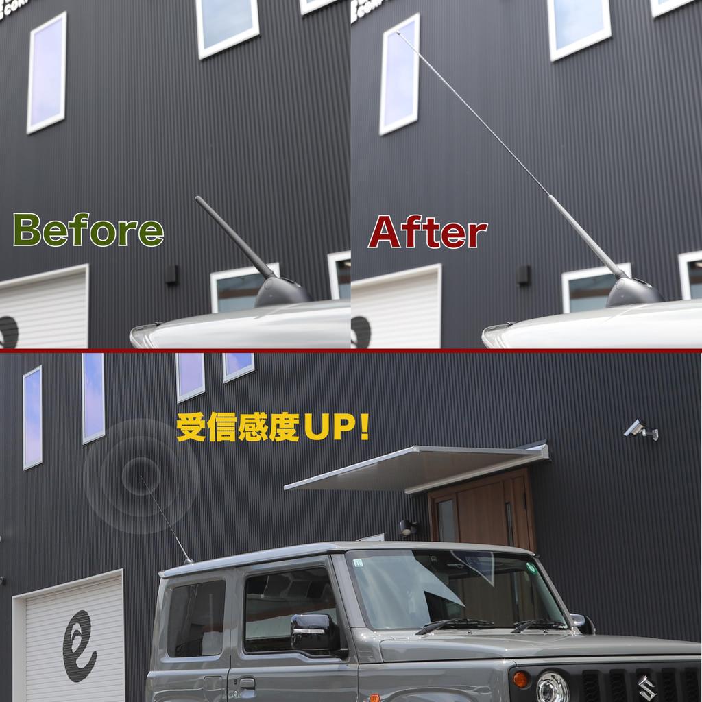 Eve Design Jimny (JB64) / Джимни Сьерра (JB74) Длинная стержневая антенна, 29,5 дюймов (75