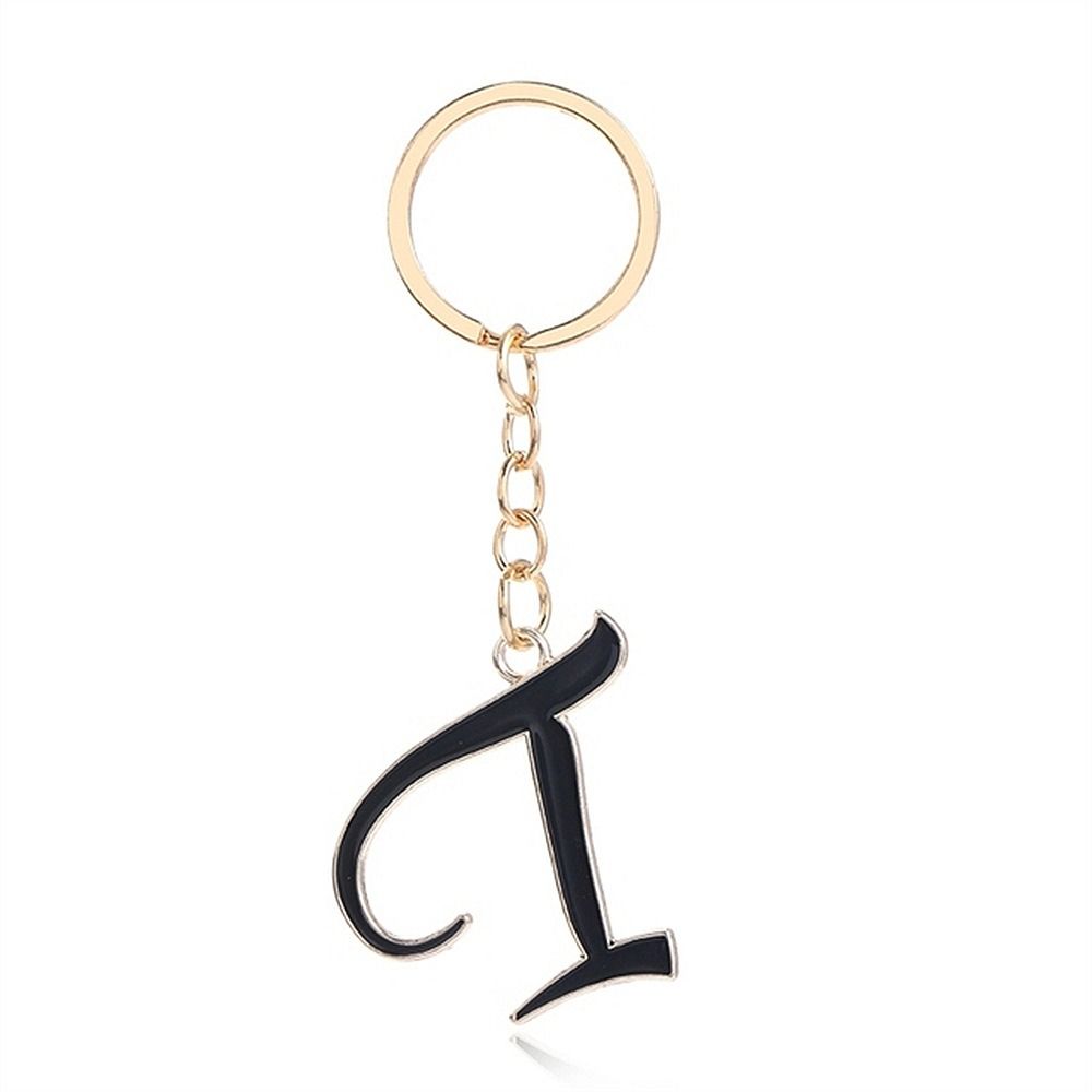 Алфавит от A до Z, черный, 26 английских букв, брелок, инициалы, алфавит, креативный, веселый, декоративный