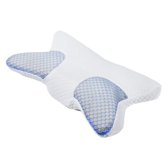 Подушка с эффектом памяти, медленный отскок, эластичная, облегчающая боль в шее, охлаждающая, шелковистая