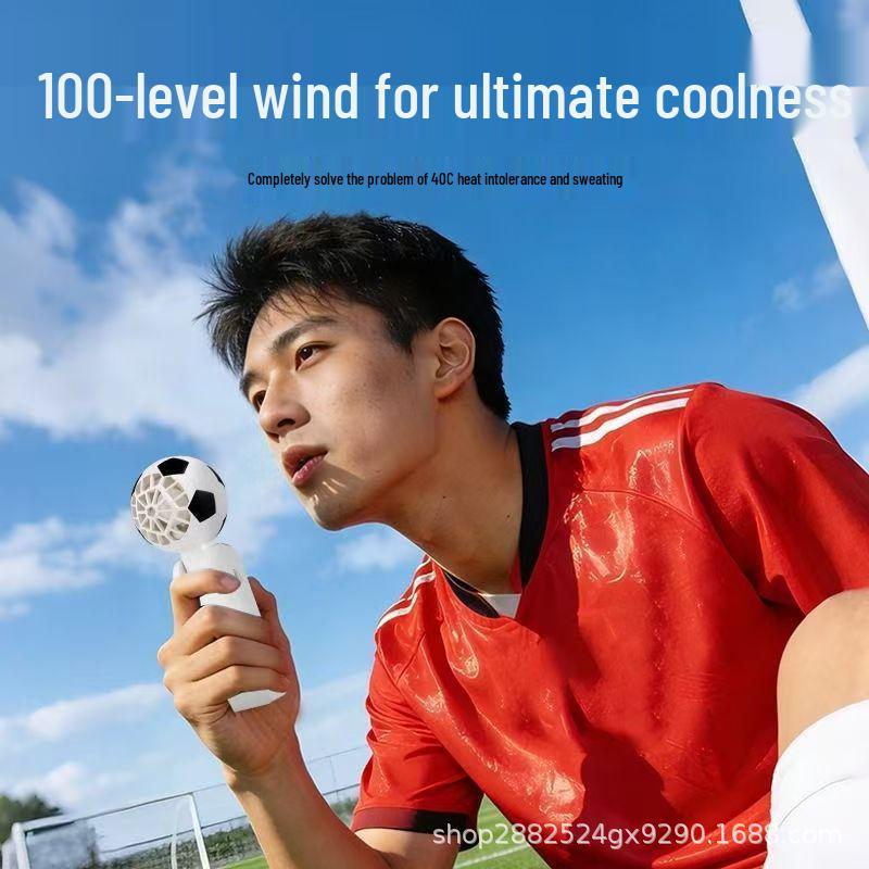 X68 World Cup Portable Folding Fan with Semiconductor Cooling