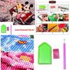 Simplistic A4 Diamond Painting Tool Set Plastic Light Board Copy Table Point Drill Pen Clay Kit