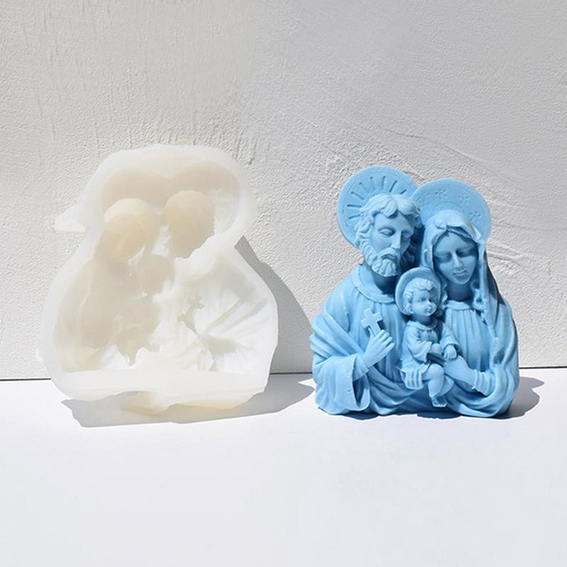 Формы для изготовления свечей, портретная шоколадная форма, инструмент для художественного ремесла, форма для литья смолы для воскового мыла, ароматизированная свеча, домашний декор