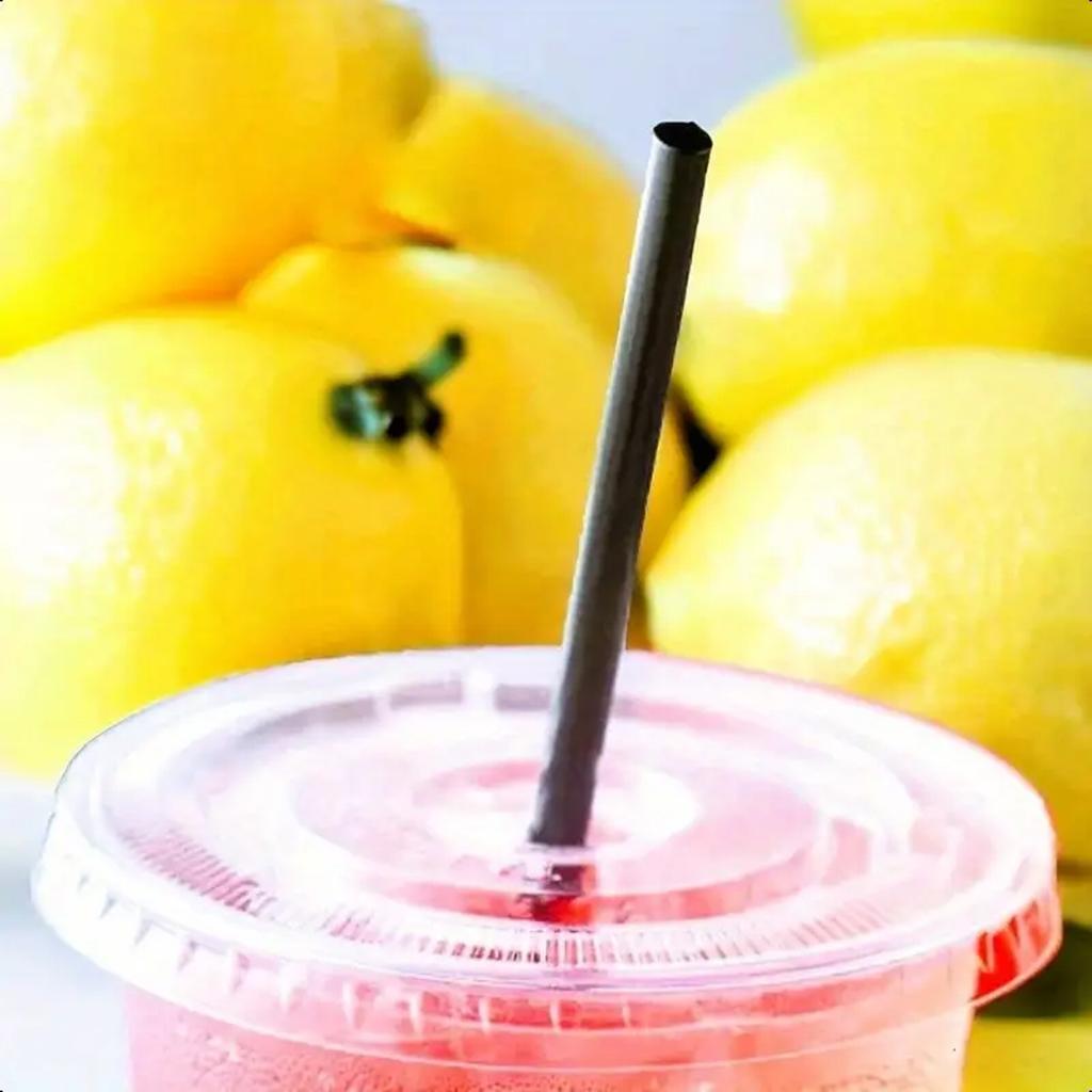 50/100/200PCS Black Disposable Plastic Straight Mouth Straw Solid Color Fine Straw Used For Cocktails Juices Beverages Coffee