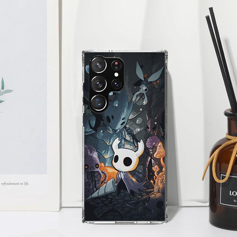 Мультяшный чехол для телефона Hollow Knight для Samsung Galaxy S25 S24 S23 S22 Ultra S21 FE S20 Plus S10 + S10E Художественные Fundas Задняя крышка S24 S