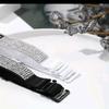 Бретельки для бюстгальтера со стразами Beha-bandjes Регулируемая эластичность Плечевая бретелька бюстгальтера Съемная Регулируемая Вставленные бриллианты Бретельки бюстгальтера