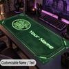 Custom Text Big Mousepad, Extended Desk Pad For Laptop Work GameCeltic FC