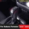 Для Subaru Forester 2025 2026 Отделка Накладки на Ручку Переключения Передач из Углеродного Волокна Аксессуары для Интерьера