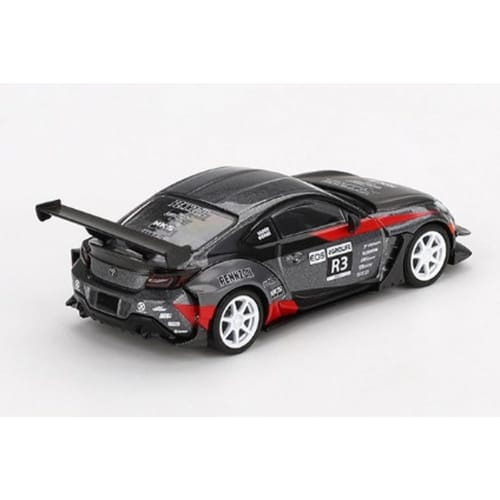 MINI GT 1/64 Scale Toyota GR86 HKS Turbocharged GR86 Larry Chen (Left-Hand Drive) Finished Model MGT00820-L