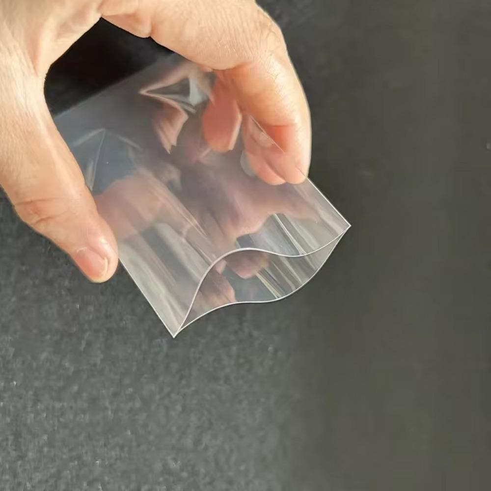 50 шт. прочных 3-дюймовых чехлов для карточек Kpop, прозрачных канцелярских принадлежностей, голографических защитных пленок для фотокарточек, переплетов для альбомов