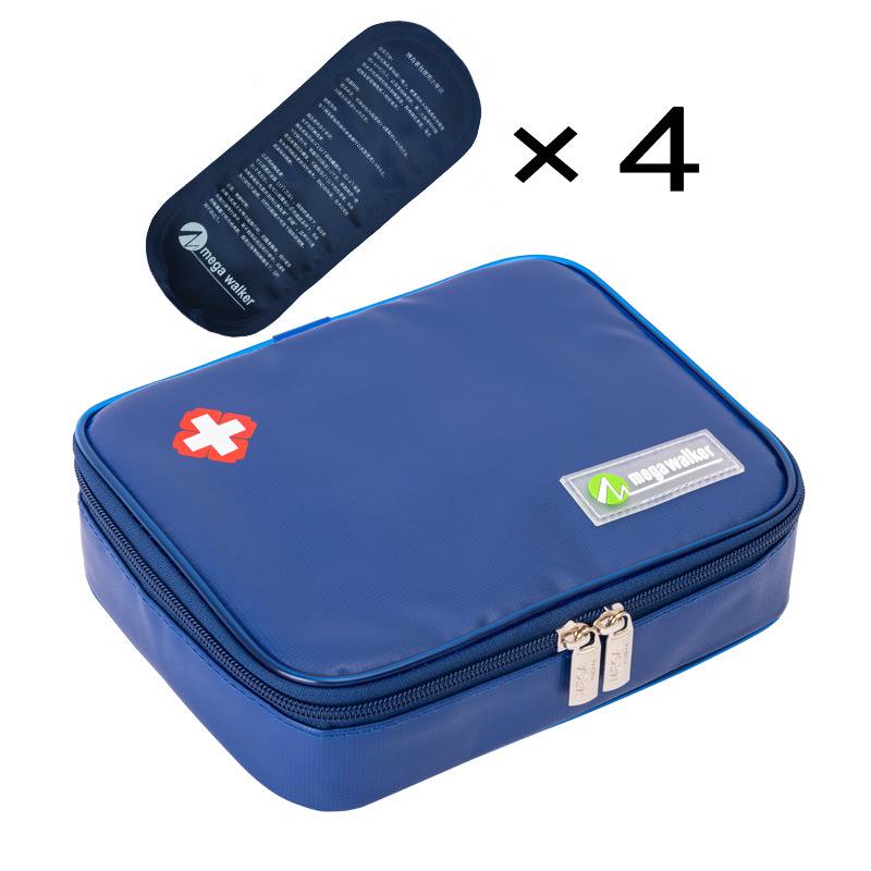 Large Insulated Portable Outdoor Medicine Cooler Bag for Insulin with Ice Pack