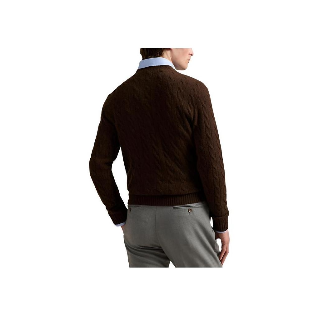 Свитер мужской Polo Ralph Lauren с вышивкой, круглым вырезом и длинными рукавами MNPOSWE16822405-200