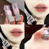 Pinkbear Lip Gloss with Bowknot Design, Mirror Finish, Long-Lasting, Non-Stick Cup, Colorfast