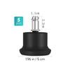 5Pcs Anti Slip Furniture Wheel Feet Nylon Fixed Wheel New Office Chair Wheelbase  Home/Office
