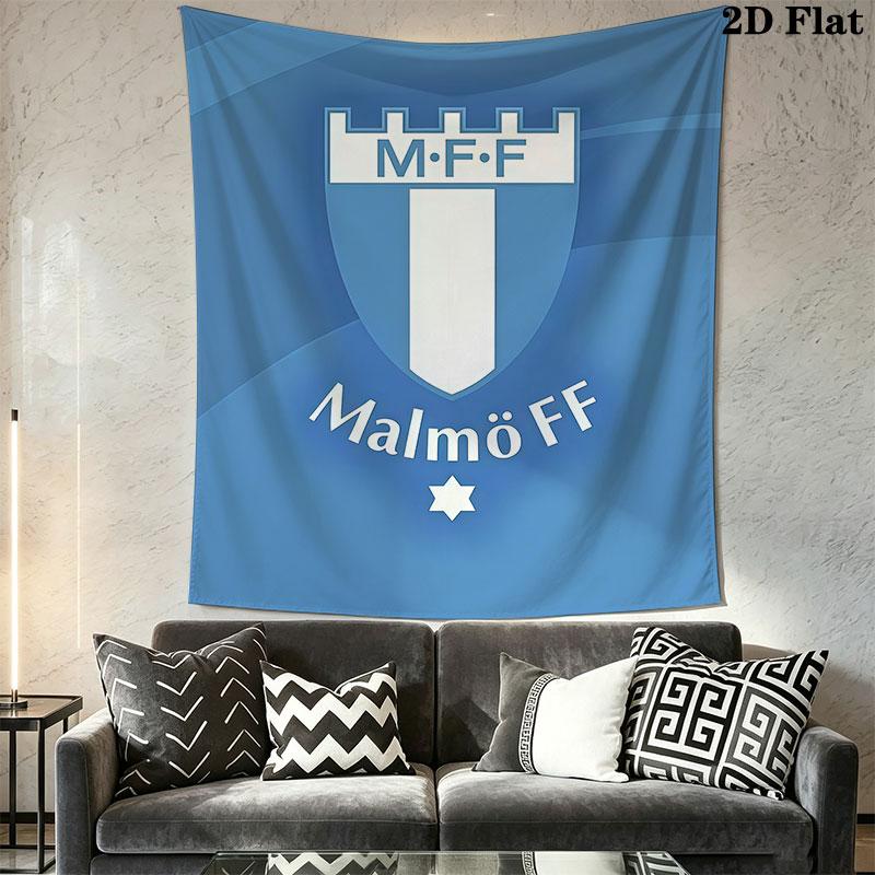 Malmö FF Wall Hanging Printed Fabric Blanket Decorative Tapestries for Bedroom Living Room Home Decor
