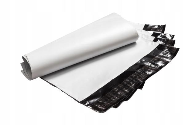 Foliopaki Kurierskie 400X500 Mm 50Szt Koperty Foliowe Mocne Białe B3 50 Szt