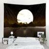 Ocean Moon Natural Scenery Decorative Tapestry Bohemian Hippie Wall Decorative Tapestry Home Decorative Tapestry Tapestry