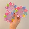 Mini Cute Cherry Blossom Claw Clip Girl Sweet Braided Hair Clip Small Bangs Clip Top-Clip Princess Hair Accessory