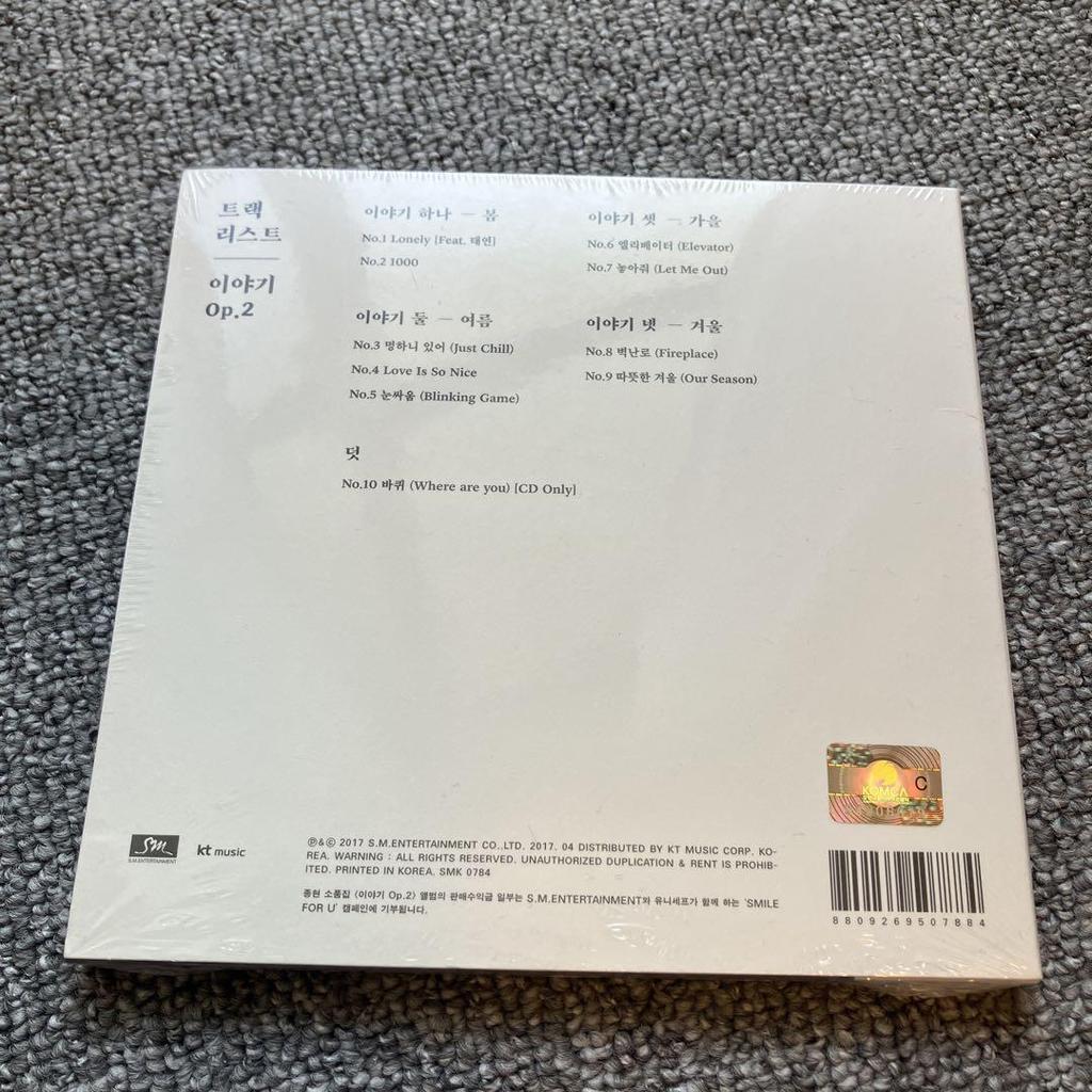 [Б/У] SHINee Jonghyun Collection of Pieces Story OP2 CD Корейское издание