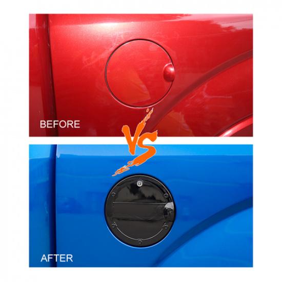 Крышка топливного бака Замок бензобака с ключом Декоративная накладка Черная Для Ford F150 15+ Внешний вид