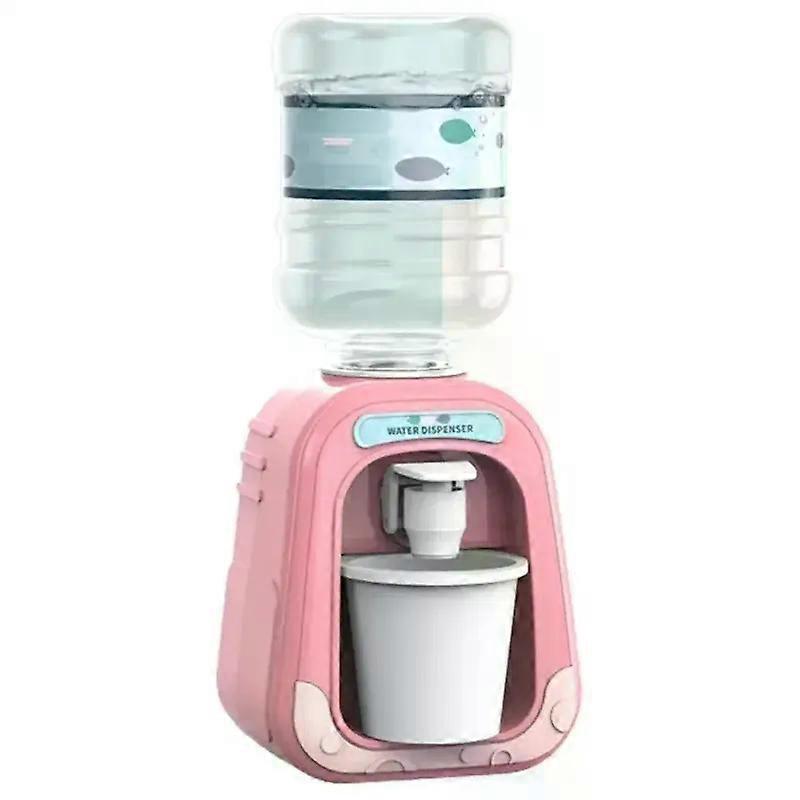 1PC Mini Play House Cartoon Water Dispenser Rotatable and Detachable Cartoon Children S Beverage Machine Interactive Kids Toys