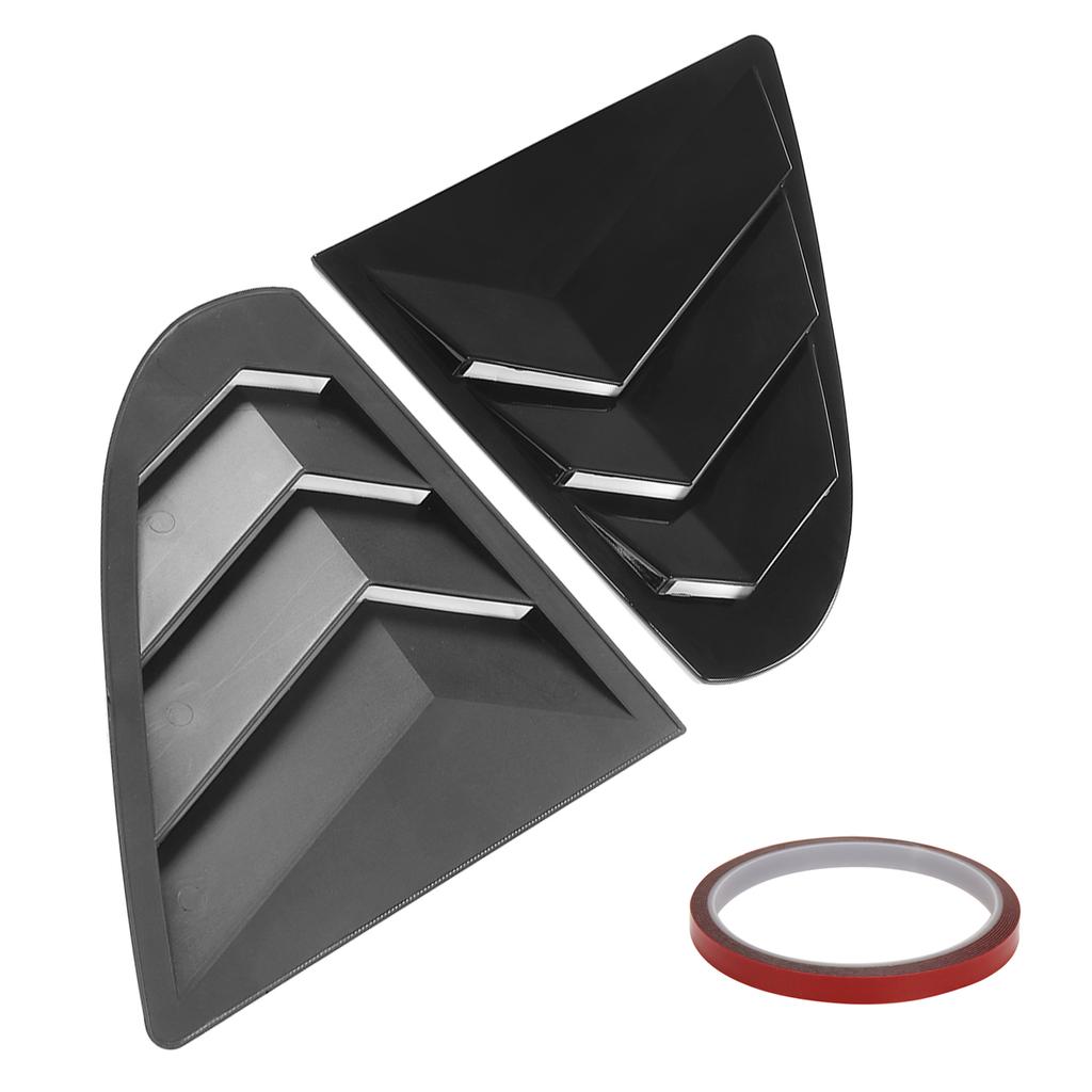 Rear Window Side Vent Shutter Louver Cover Trim For Mitsubishi Lancer EX X EVO 2008-2018 Car Accessories Auto Parts