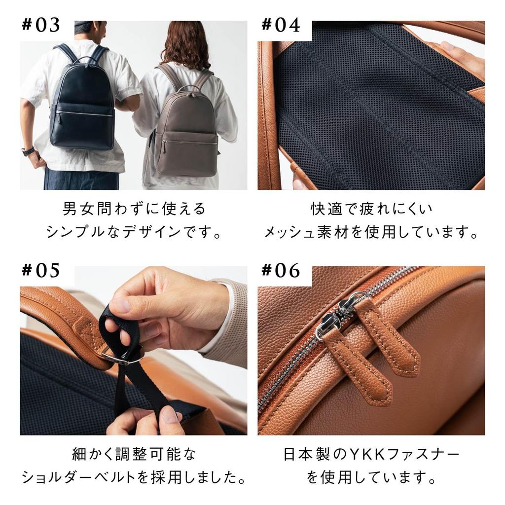 Мужской рюкзак Mura, Шагреневая кожа, Большая вместимость, Черный