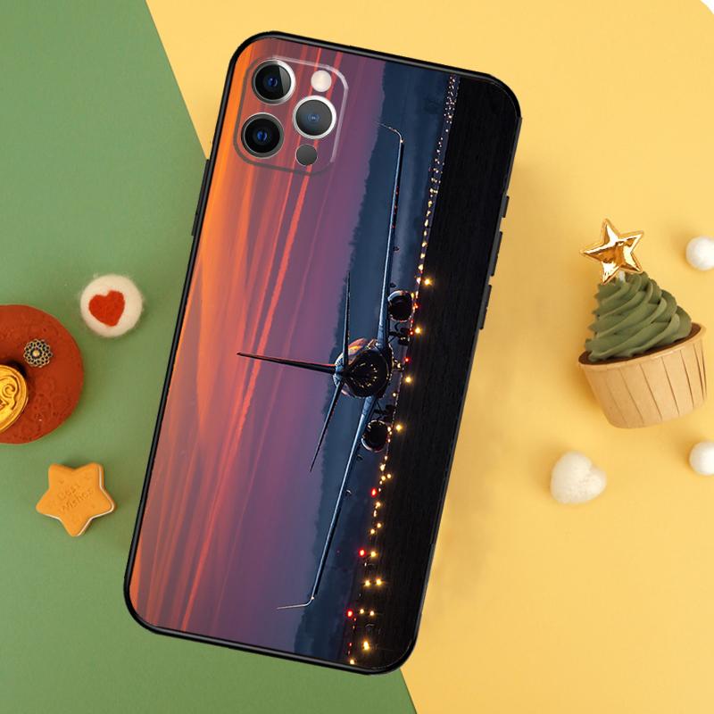 Чехол для телефона Самолет Самолет Самолет Для iPhone 17 17Air 16 15 14 13 11 12 Pro Max 12 13 Mini 16E Ударопрочный Чехол