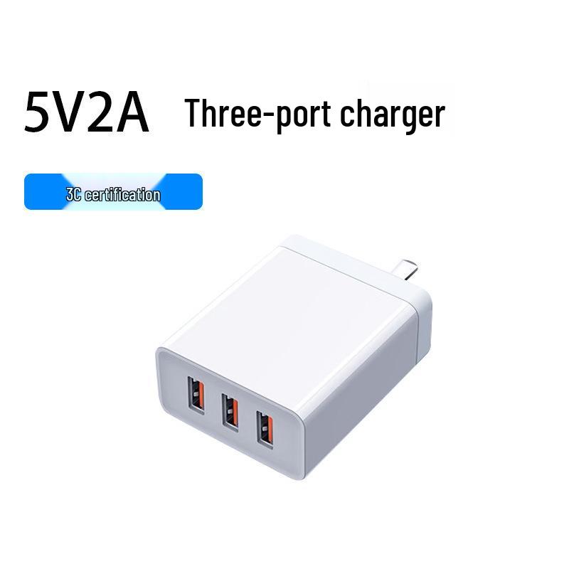 Многопортовое быстрое USB-зарядное устройство 5 В/2 А, 10 Вт для устройств Apple и Huawei