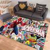 3D-Printed Cartoon Spider-Man Rug — Ideal for Home Decor (Bedroom, Living Room, etc.); Fluffy Square Carpet, Soft Area Rug, and