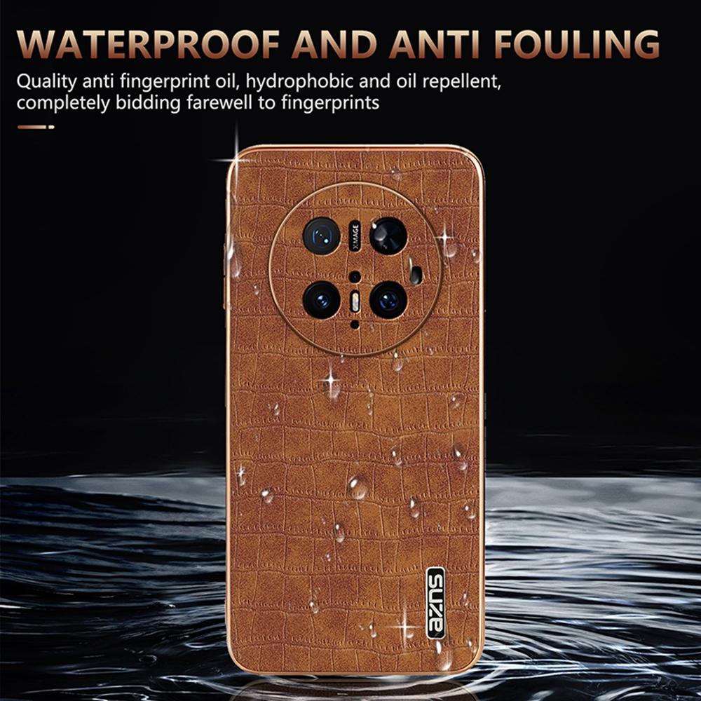 AZNS For Huawei Mate 70 Pro/70 Pro+ Case Electroplating Crocodile Texture PU+TPU Phone Cover