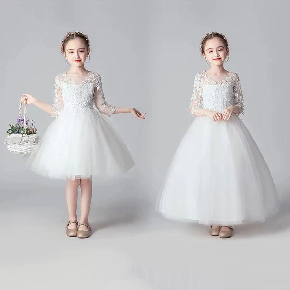 1/2/3 Hoops Crinoline Skirt White Underskirt Wedding Accessories Flower Dress Accessories Children