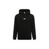 Reebok Solid Color Hooded Sweatshirt Unisex Tops Black 23FRC303UGH0