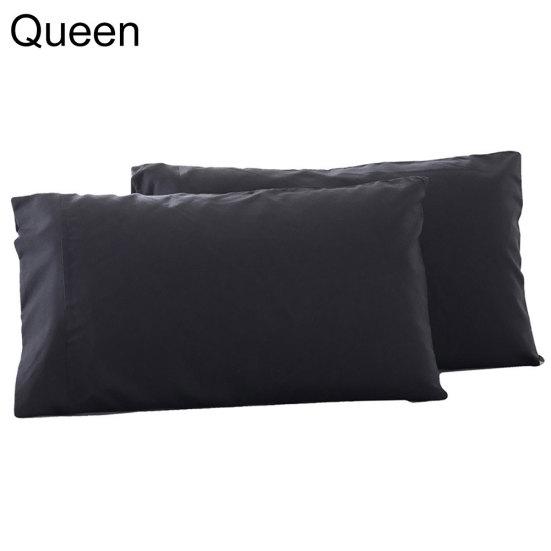 2 шт. однотонный чехол для подушки King Queen для дома, спальни, кровати