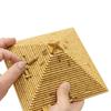 Wooden Pyramid Decryption Mystery Toy 3D Wooden Pyramid Puzzle Riddle Game Brain Teaser Educational Toy for Adults Teens