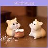 Cute Resin Hamster Garden Decor Perfect For Diy Succulent Landscaping
