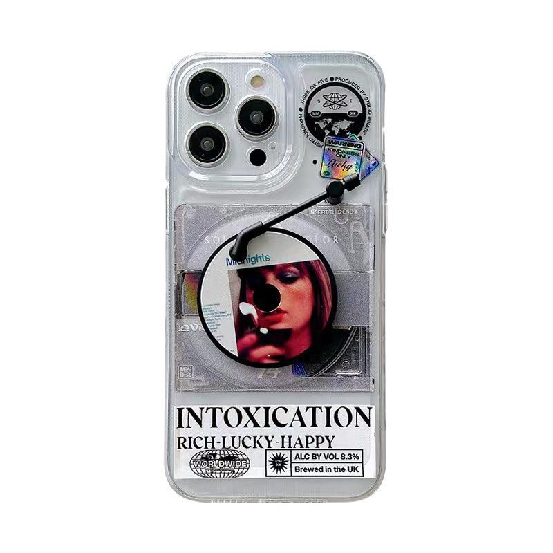 Чехол для телефона в стиле iPhone 14 Pro Max, как виниловый проигрыватель