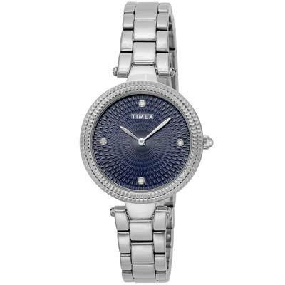 TIMEX Часы Adorn TW2V24000 Синий циферблат Женские Импортные [Обычный продукт] [Товары]