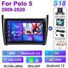 Для Volkswagen VW Polo 5 2008 - 2020 2 Din Android 12 автомобильный стерео радио мультимедиа видеоплеер GPS 4G Carplay Auto DVD DSP WIFI