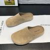 Обувь для женщин 2024 года, высококачественные женские тапочки без застежек из пробки, осенние повседневные тапочки ярких цветов, женские туфли-сабо, женская обувь