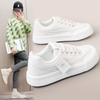 Rd7662 New White Shoes Women's Spring and Summer Women's Shoes Casual Sneakers All-Match Thick Sole Increased Wear-Resistant Breathable
