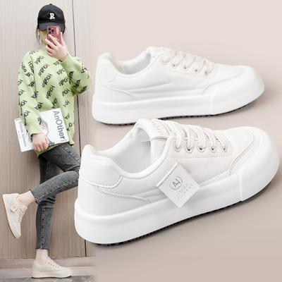 Rd7662 Новые белые туфли, женская весенне-летняя женская обувь, повседневные кроссовки, универсальная толстая подошва, повышенная износостойкость, дышащая