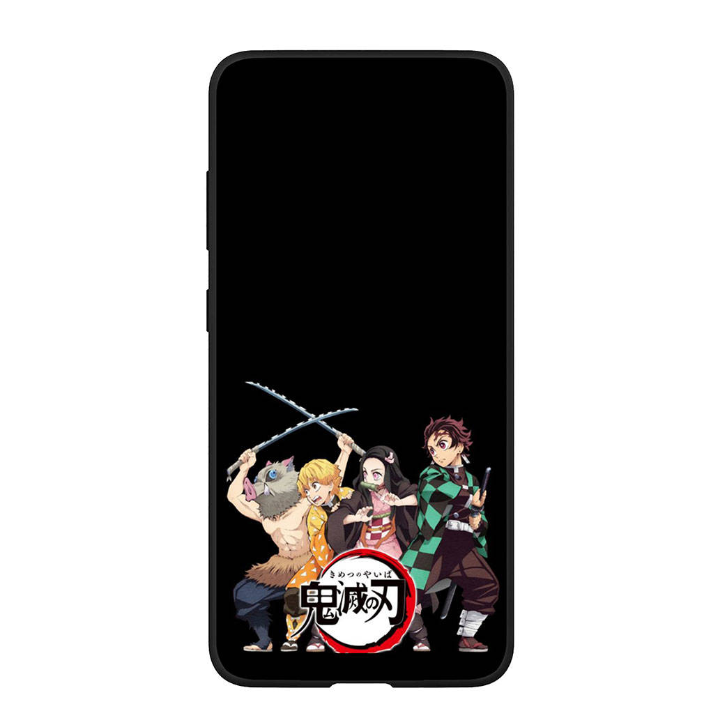 Чехол для телефона Samsung Galaxy S25 S24 S23 iPhone 16 15 Xiaomi Redmi Note 14 13 12 16E 11 Pro Max OPPO Moto Huawei Kamado Tanjirou Demon Slayer Cartoon