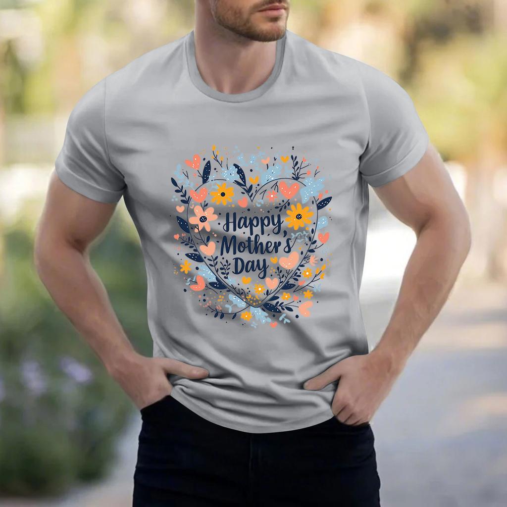 Men's Stand Collar Short Sleeve Shirt Loose Leisure Holiday Shirt Man