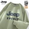 Мужской свитшот JEEP SPIRIT с флисовой подкладкой и круглым вырезом