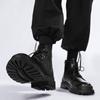 Fashion Genuine Leather Men Ankle Boots Outdoor Casual Shoes Lightweight Designer Mens Warm Work Boots 2025 Classic Handmade Boo